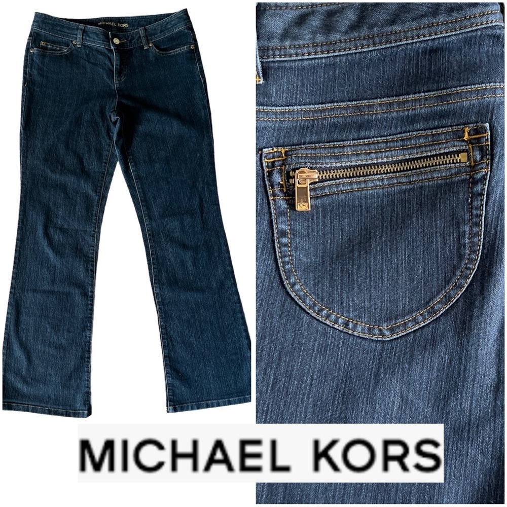 Michael Kors boot cut jeans size 8